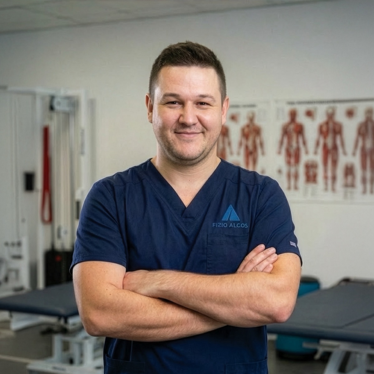 Ivan Brezić, bacc. physioth., u salonu Fizio Algos